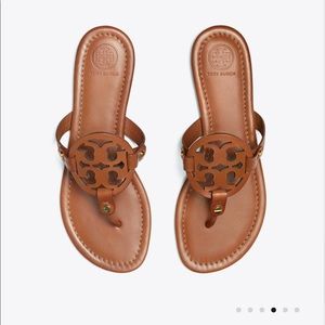 Size 9 Tory Burch Miller Sandal in Vintage Vachetta